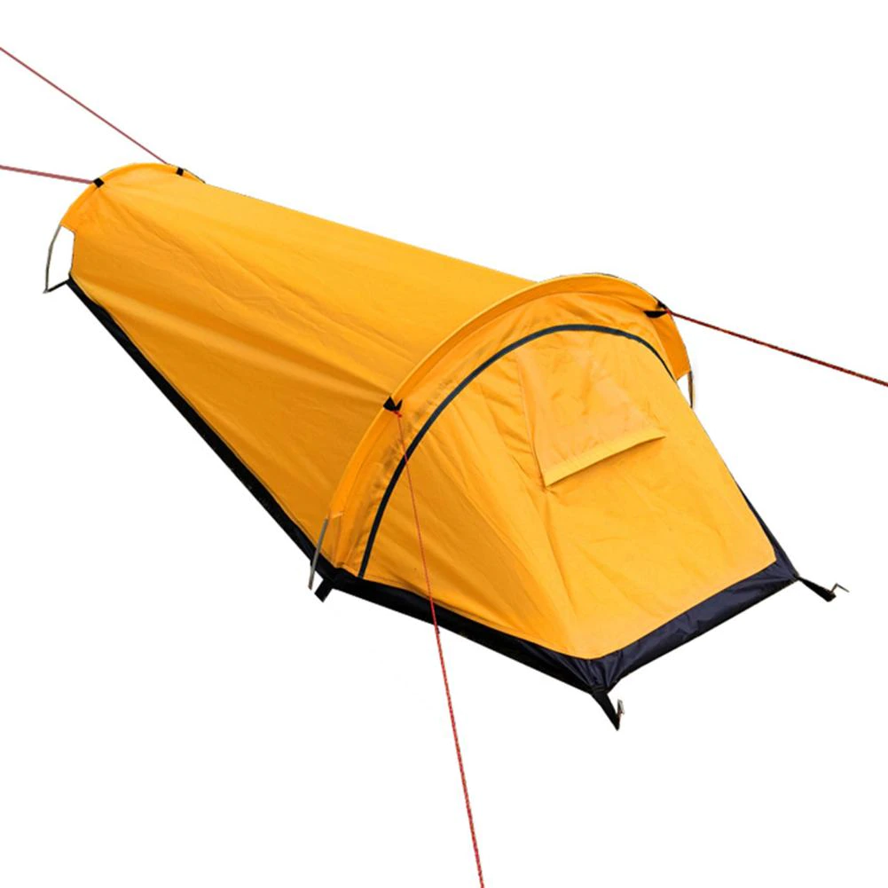 Cheap Goat Tents 1 Set Waterproof Windproof Backpacking Tent Good Ventilation Rest And Sleep Outdoors Ultralight Single Person Camping Tent   